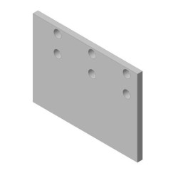 Vermiculitová deska boční, spodní - KV 025N 01 BD 